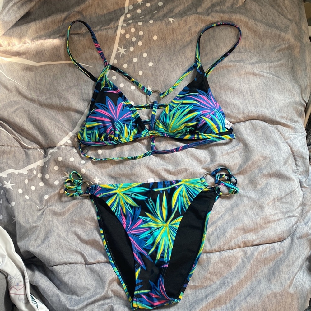 Floral Bathing Suit Set